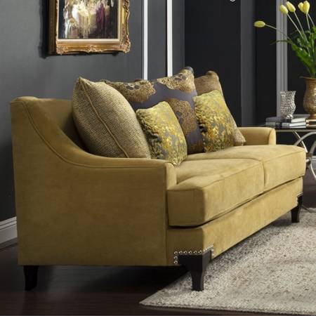 VISCONTTI Love Seat Traditional Gold
